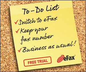 eFax Port your Number Display Ad 300x250