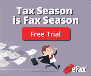 eFax Tax Season is Fax Season Display Ad