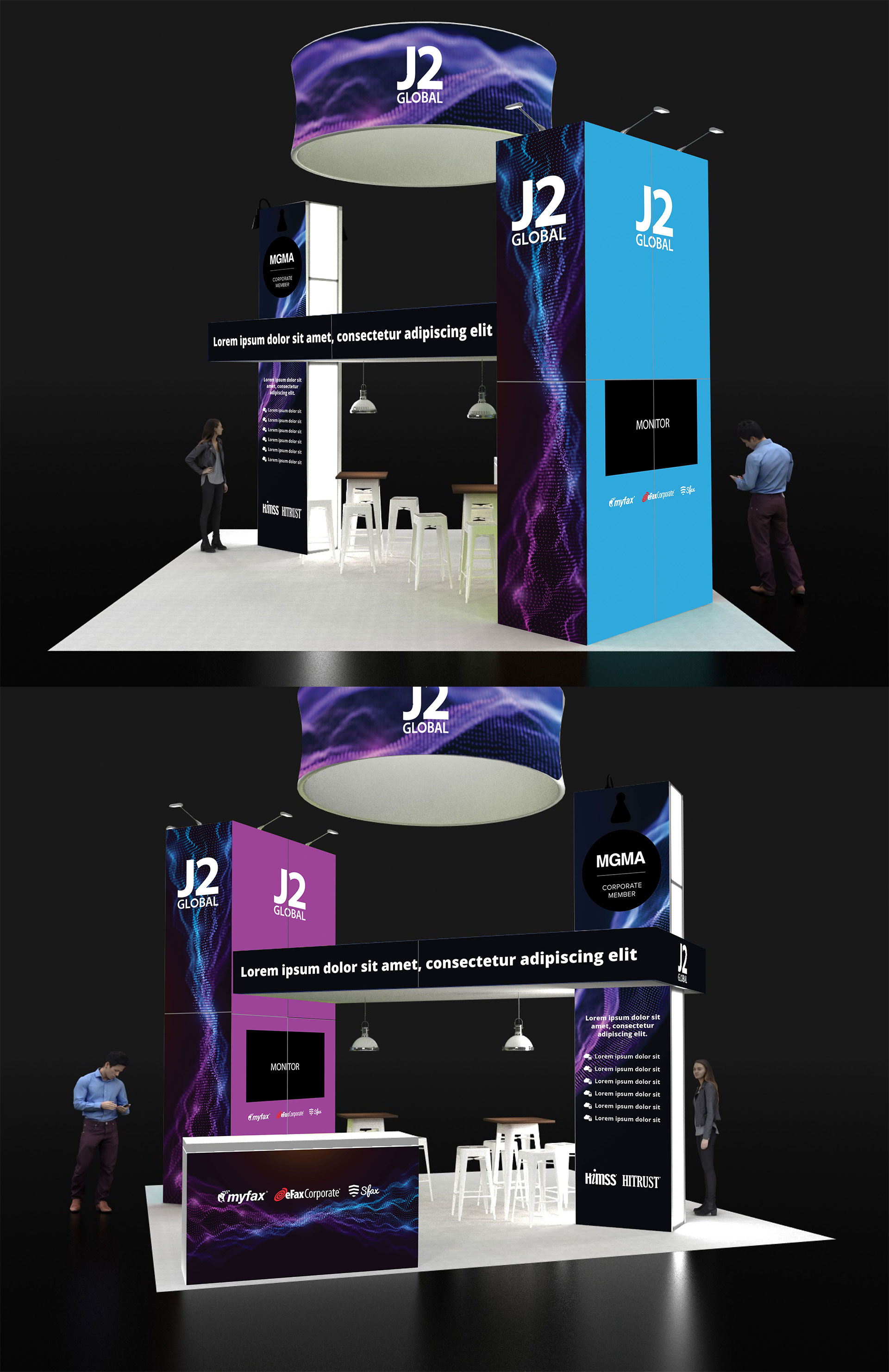 J2 Global Trade Booth Design