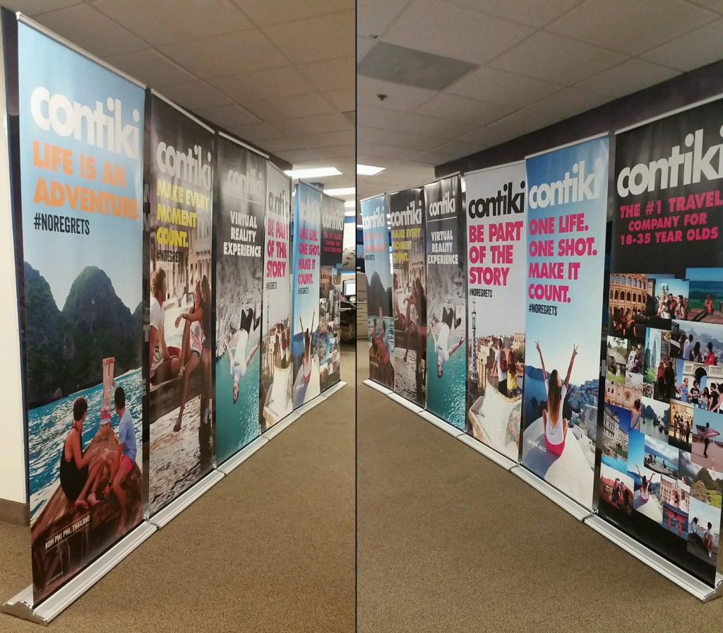 Contiki POP Banner Stands