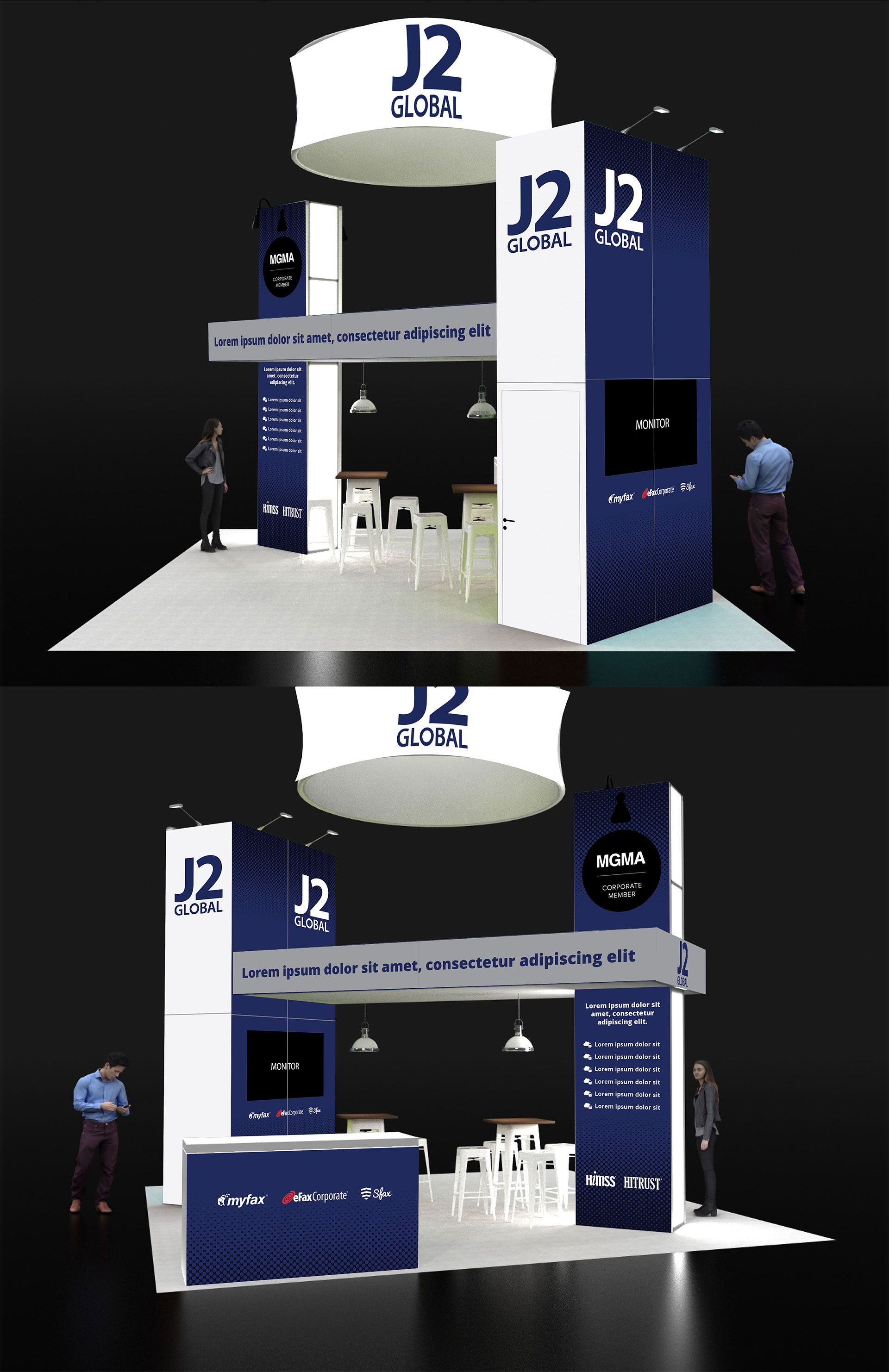 J2 Global Trade Booth Design