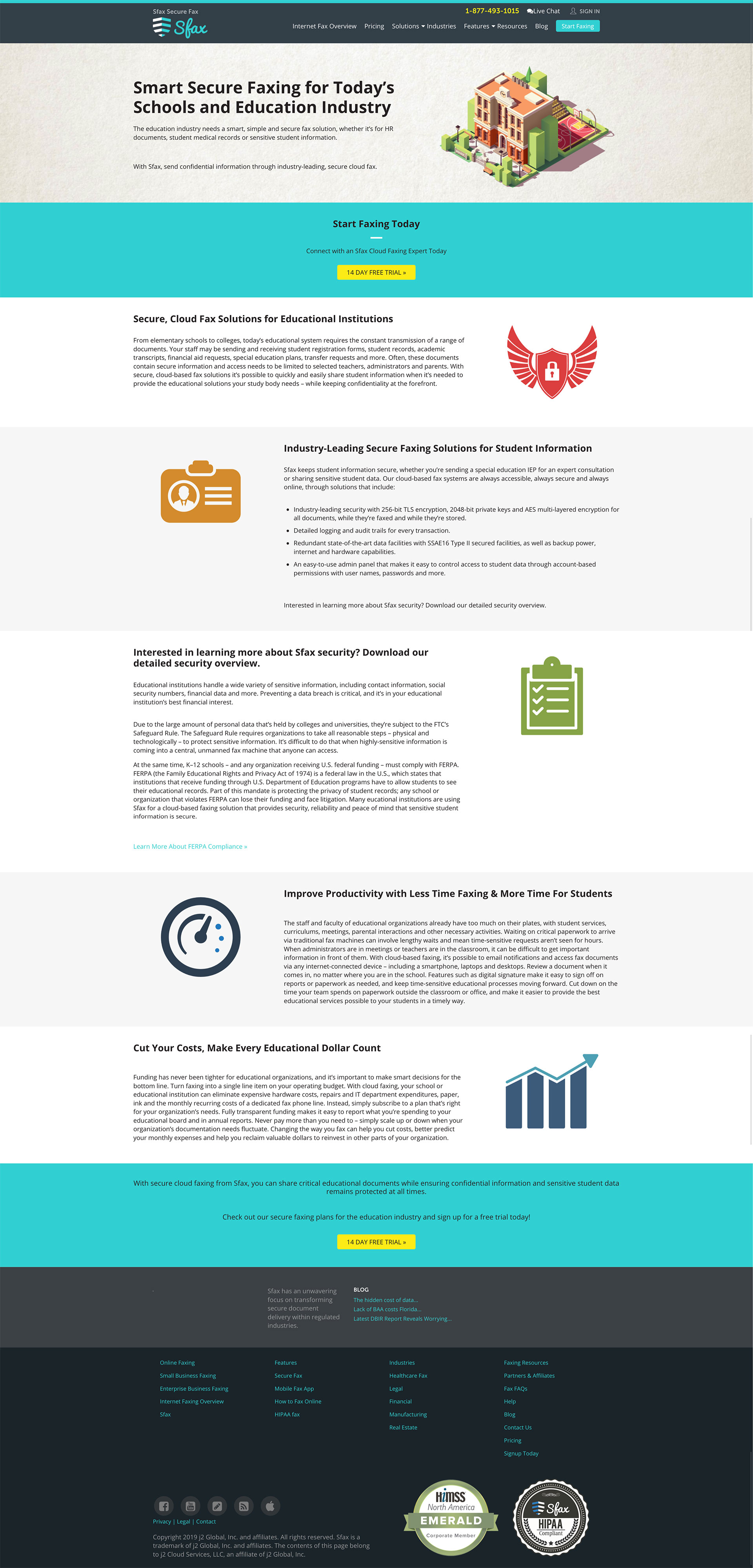 Sfax Education Industry Page
